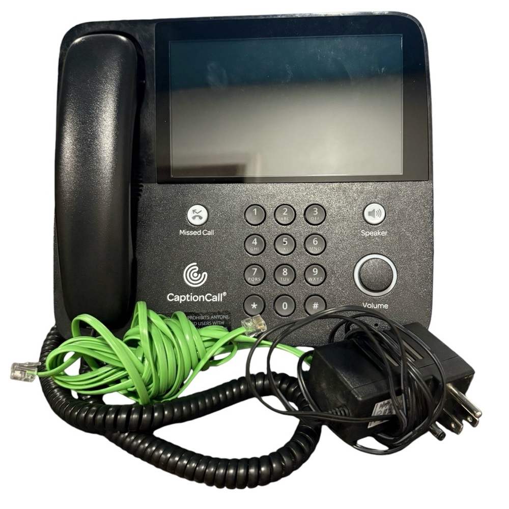 Caption Call 67Tb Hearing Impaired Amplified Touchscreen Captioned Phone
